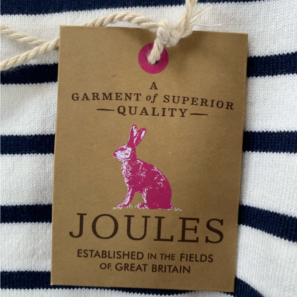 New With Tags : All Cotton : Joules striped tee shirt dress